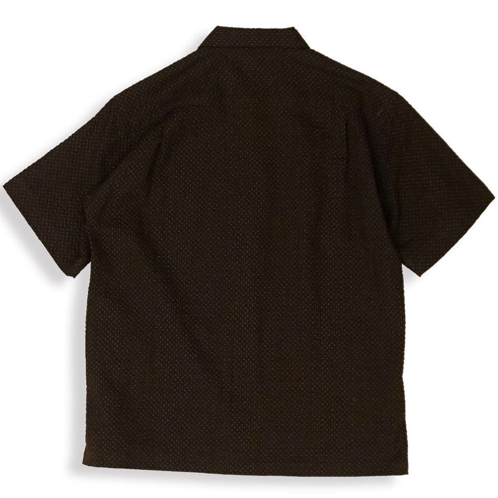 Sashiko Print S/S Shirts 'Black'