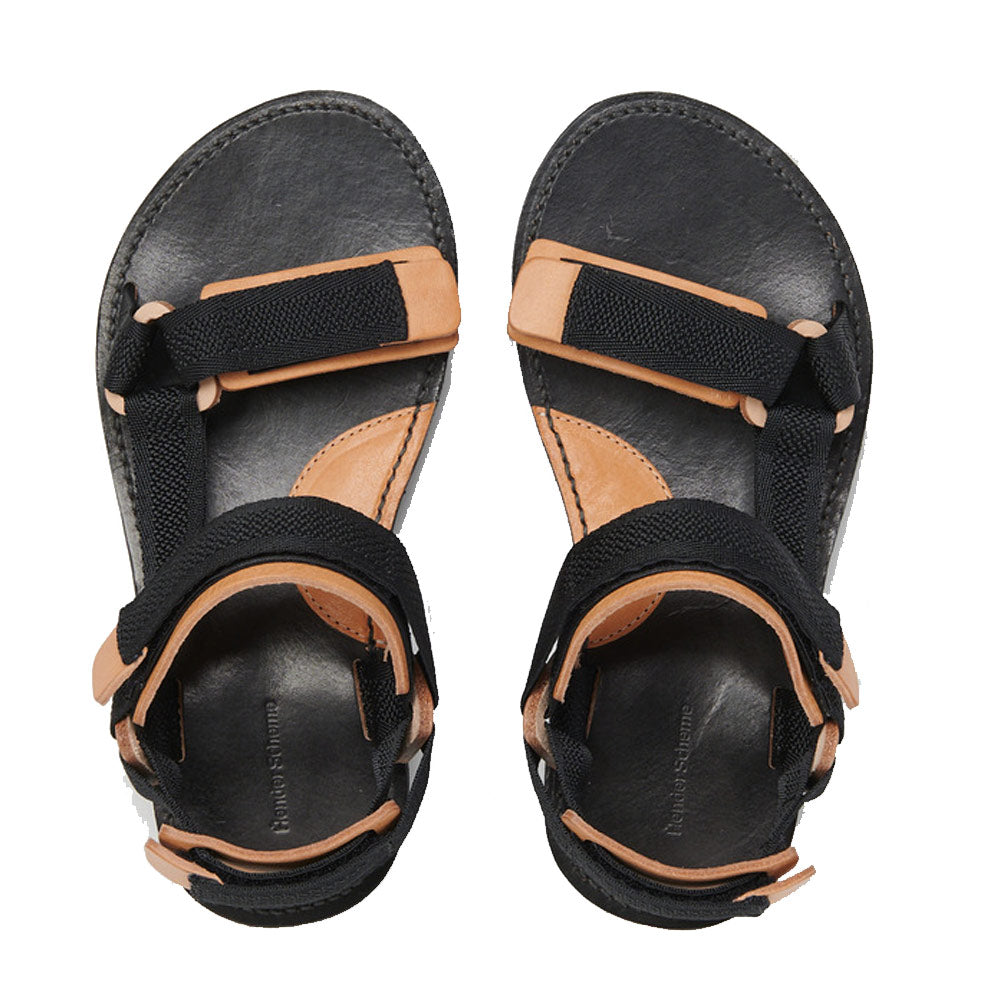 Webb sandals 'Black / Natural'