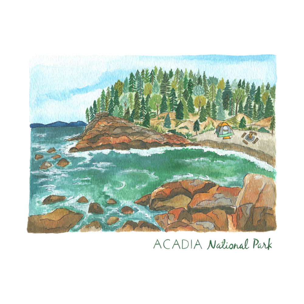 Postcard 'Acadia'