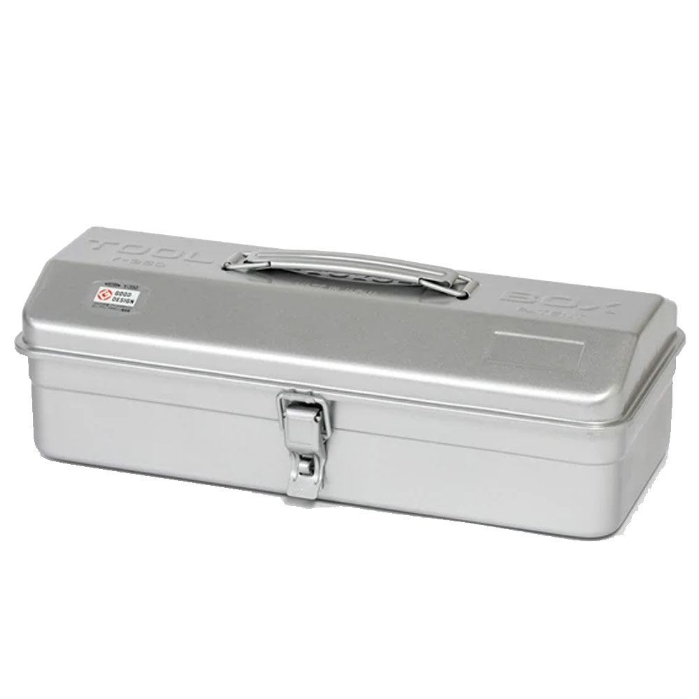 Y-350 Steel Toolbox with Top Handle and Camber Lid 'Silver'