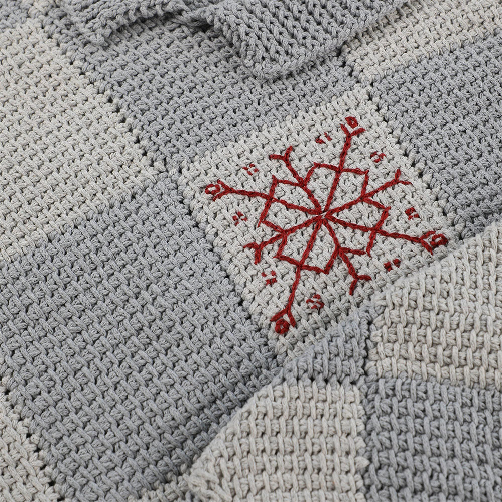 Iota Hand Knitted Collar Jumper 'Grey'